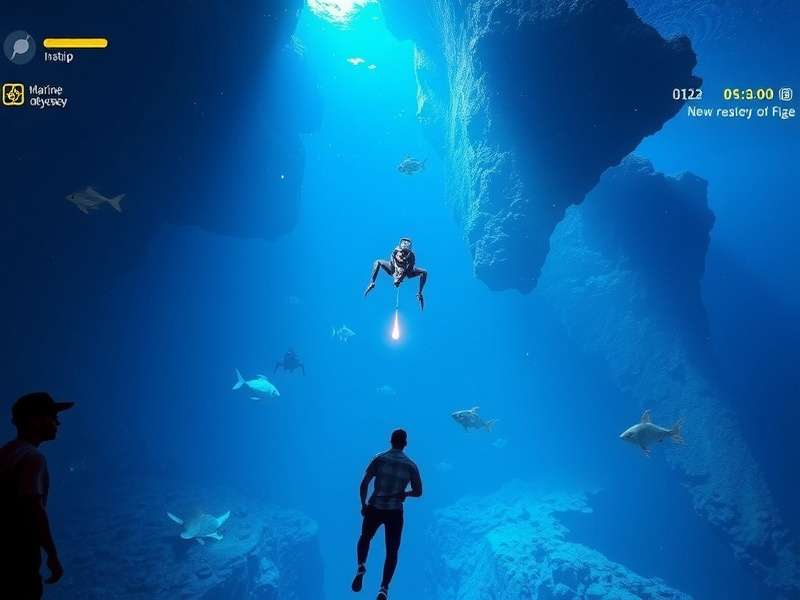 Marine Odyssey Prodigy gameplay screenshot showing underwater environment